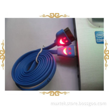 Hot Sale LED Lighting for iPhone 4S/4 USB Data Cable